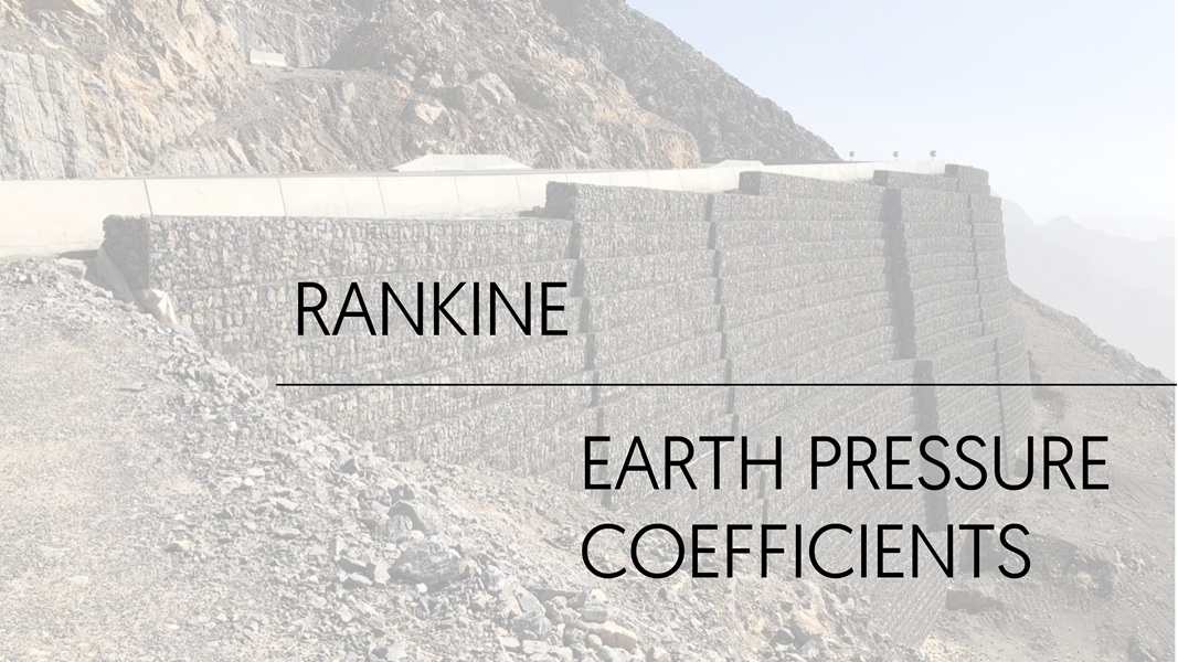 Rankine Earth Pressure Coefficients